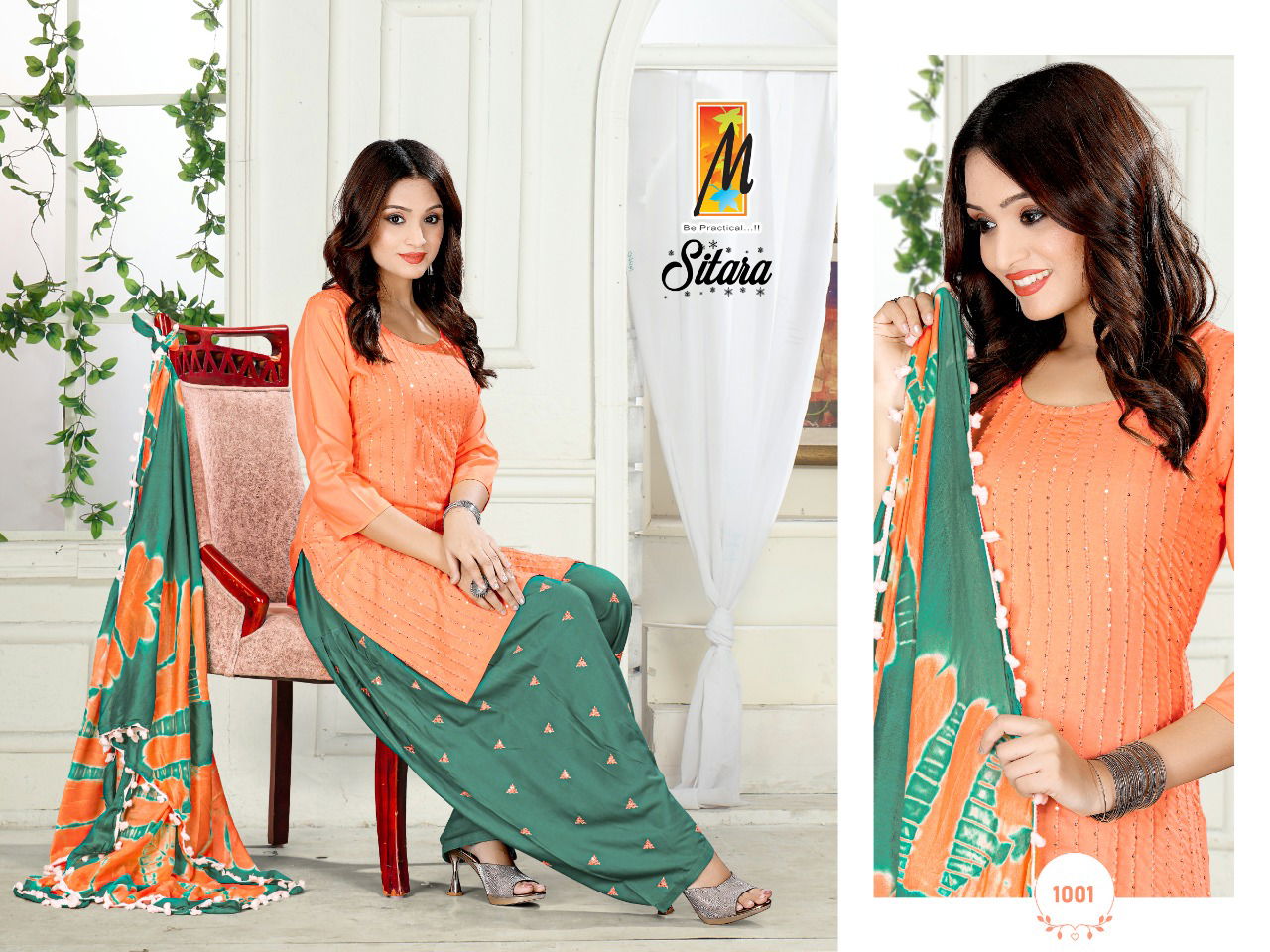 Master Sitara 1001 Regular Wear Wholesale Readymade Cotton Printed Dress
